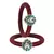 Brass And Acrylic Bangles Color-Maroon