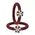 Brass And Acrylic Bangles Color-Maroon