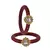 Brass And Acrylic Bangles Color-Maroon