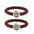 Brass And Acrylic Bangles Color-Maroon