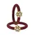 Brass And Acrylic Bangles Color-Maroon