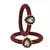 Brass And Acrylic Bangles Color-Maroon