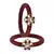 Brass And Acrylic Bangles Color-Maroon