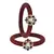 Brass And Acrylic Bangles Color-Maroon