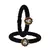 Brass And Acrylic Bangles Color-Black