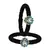 Brass And Acrylic Bangles Color-Black