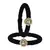 Brass And Acrylic Bangles Color-Black
