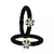 Brass And Acrylic Bangles Color-Black