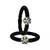 Brass And Acrylic Bangles Color-Black