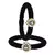 Brass And Acrylic Bangles Color-Black