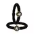 Brass And Acrylic Bangles Color-Black