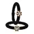 Brass And Acrylic Bangles Color-Black