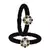 Brass And Acrylic Bangles Color-Black