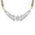 Vighnaharta Modish CZ Gold and Rhodium Plated Alloy Mangalsutra for Women - [VFJ1222MSPG]