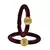 Brass And Acrylic Bangles Color-Maroon