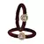 Brass And Acrylic Bangles Color-Maroon