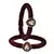 Brass And Acrylic Bangles Color-Maroon