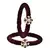Brass And Acrylic Bangles Color-Maroon