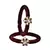 Brass And Acrylic Bangles Color-Maroon