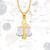 Vighnaharta Zodiac sign LIBRA (Tula Rashi) Gold and Rhodium Plated Alloy Pendant for Men and Women -[VFJ1268PG]