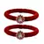 Brass And Acrylic Bangles Color-Red