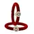 Brass And Acrylic Bangles Color-Red