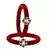 Brass And Acrylic Bangles Color-Red