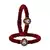 Brass And Acrylic Bangles Color-Maroon