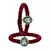 Brass And Acrylic Bangles Color-Maroon
