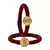 Brass And Acrylic Bangles Color-Maroon
