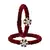 Brass And Acrylic Bangles Color-Maroon