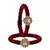 Brass And Acrylic Bangles Color-Maroon