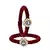 Brass And Acrylic Bangles Color-Maroon