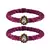 Brass And Acrylic Bangles Color-Rani