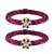 Brass And Acrylic Bangles Color-Rani