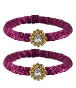 Brass And Acrylic Bangles Color-Rani