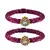 Brass And Acrylic Bangles Color-Rani