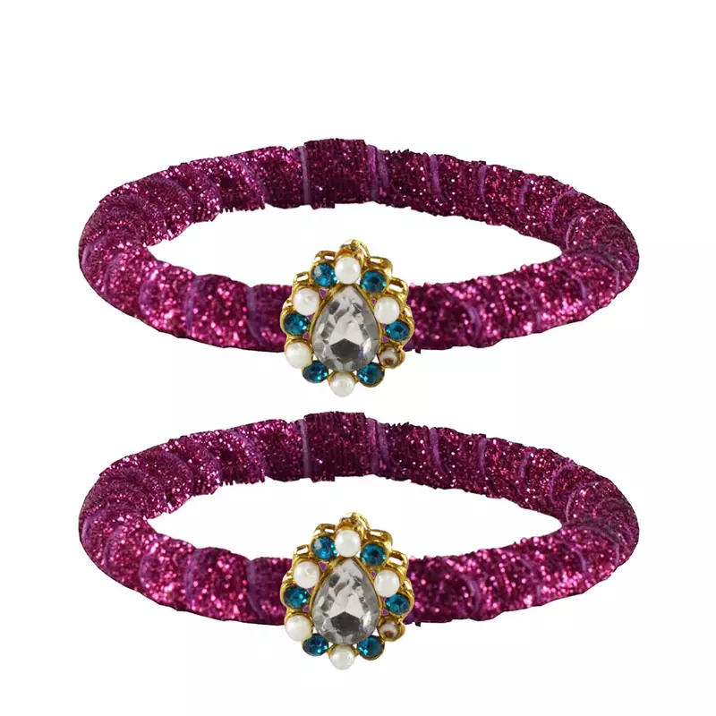 Brass And Acrylic Bangles Color-Rani