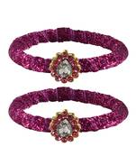 Brass And Acrylic Bangles Color-Rani