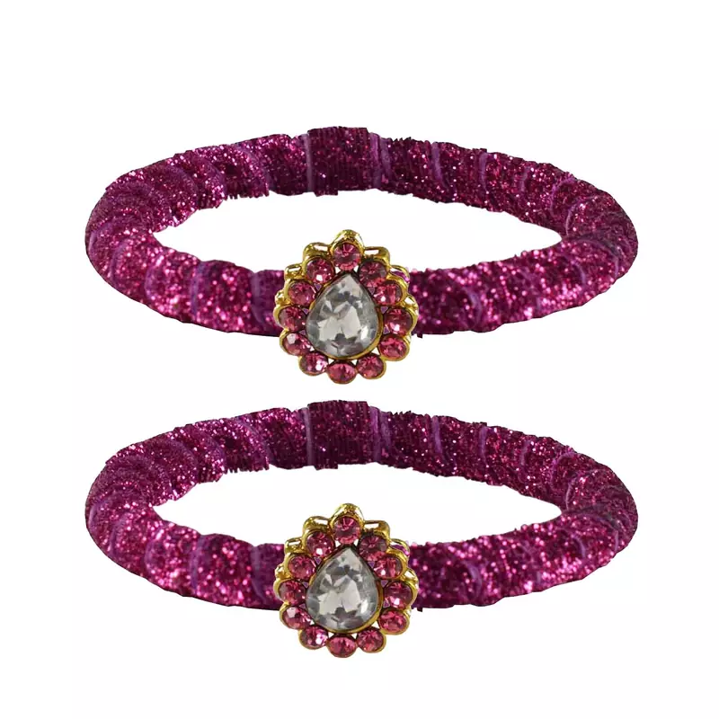 Brass And Acrylic Bangles Color-Rani