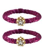 Brass And Acrylic Bangles Color-Rani