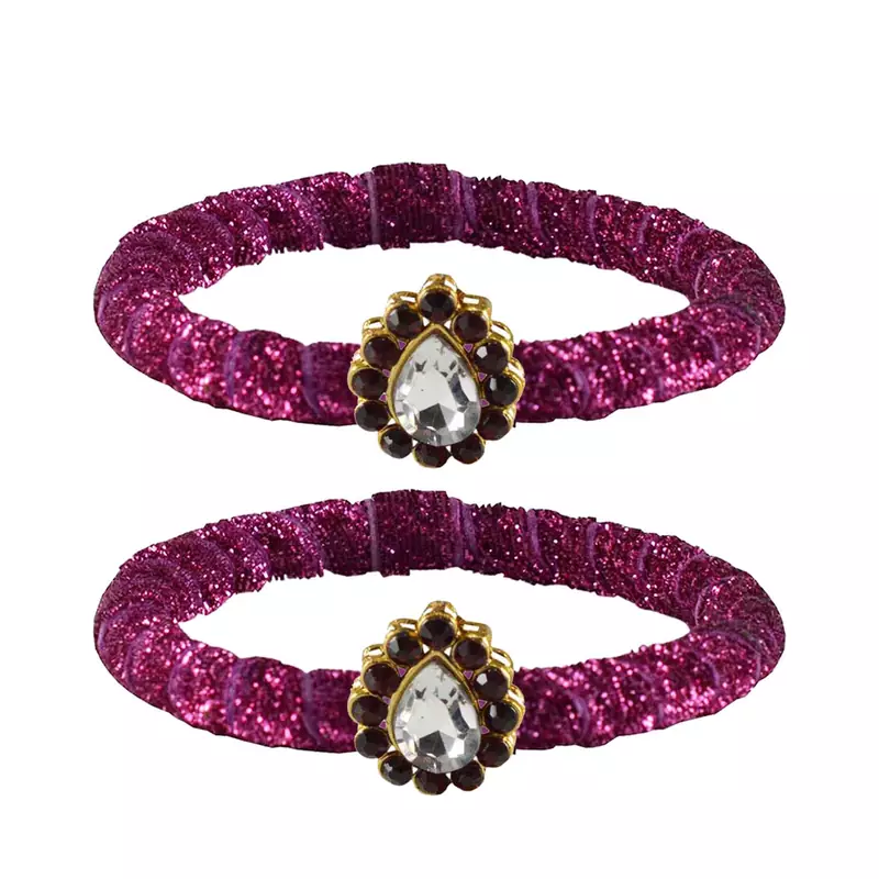 Brass And Acrylic Bangles Color-Rani