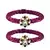 Brass And Acrylic Bangles Color-Rani