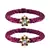 Brass And Acrylic Bangles Color-Rani