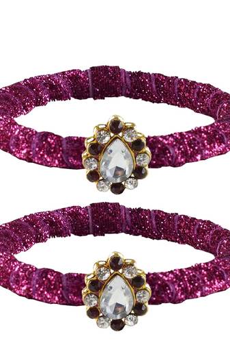 Brass And Acrylic Bangles Color-Rani