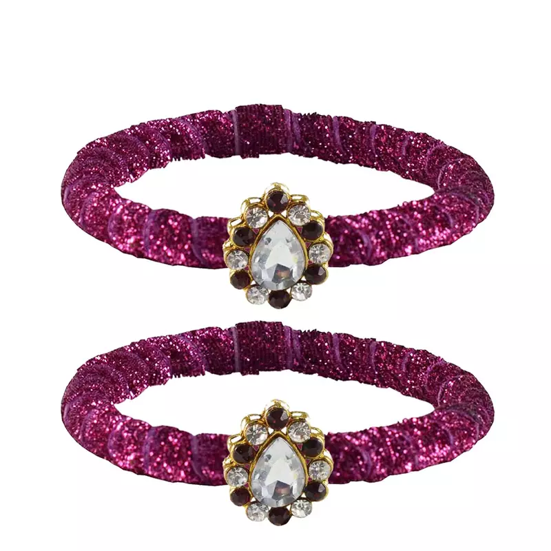 Brass And Acrylic Bangles Color-Rani