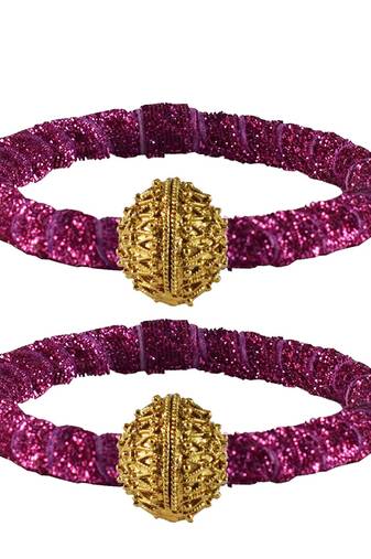 Brass And Acrylic Bangles Color-Rani