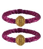 Brass And Acrylic Bangles Color-Rani