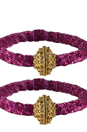 Brass And Acrylic Bangles Color-Rani