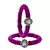 Brass And Acrylic Bangles Color-Purple